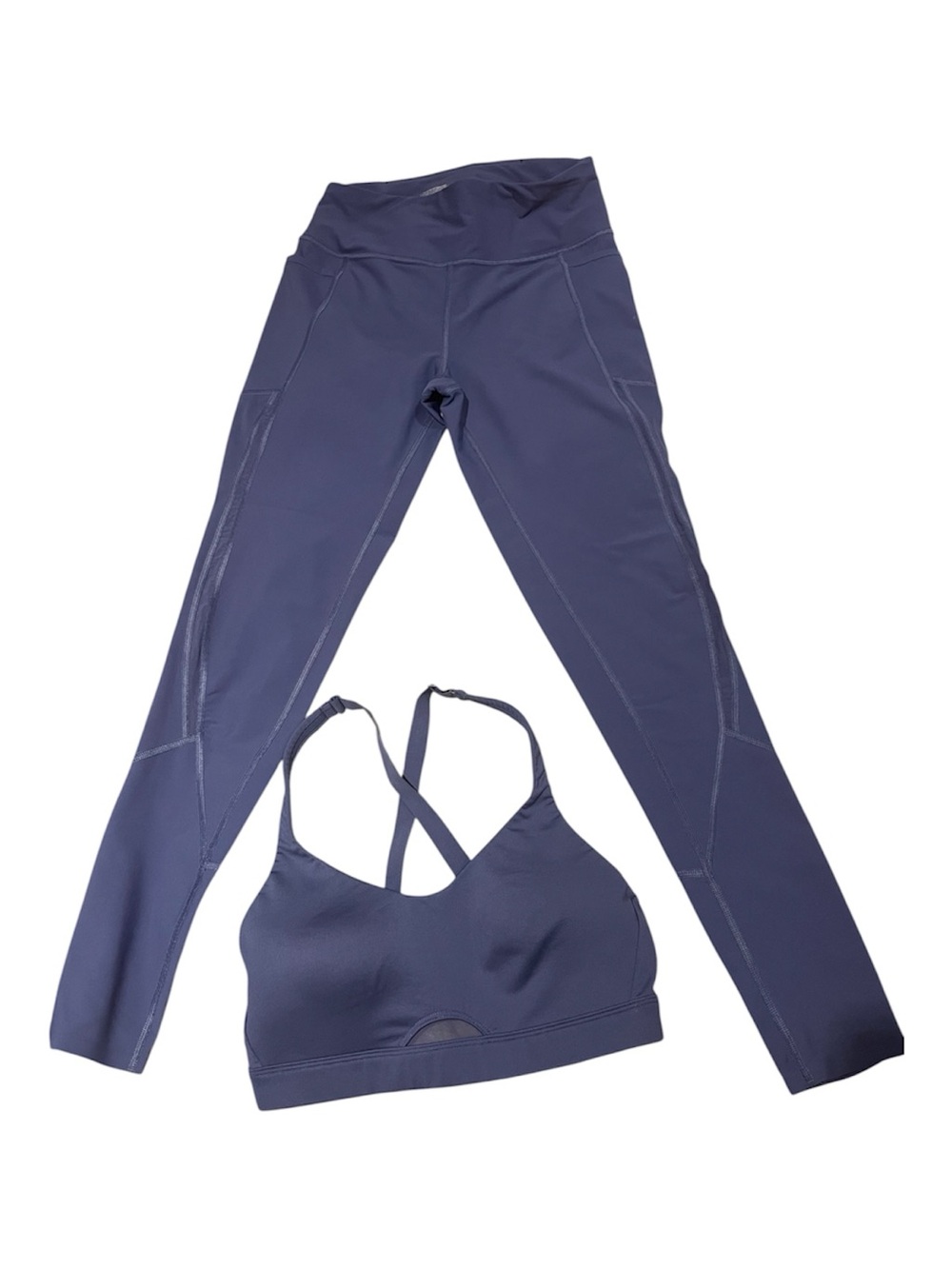 Women’s Seamless Sports Bra and Leggings Set - Purple